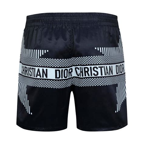 dior swim shorts black